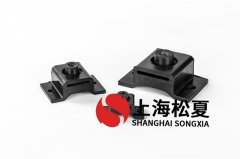 BE型剪切隔振器用在冷水机的隔振上